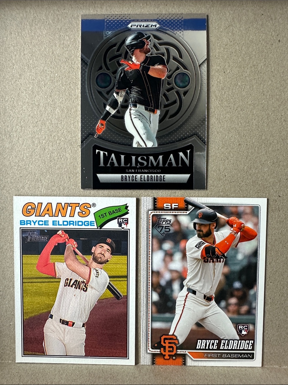 4 Bryce Eldridge rookies in Giants lot of 22 + Matt Chapman/Jung Hoo Lee/Devers - Picture 4 of 16